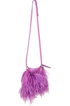 LILAC FEATHER BAG