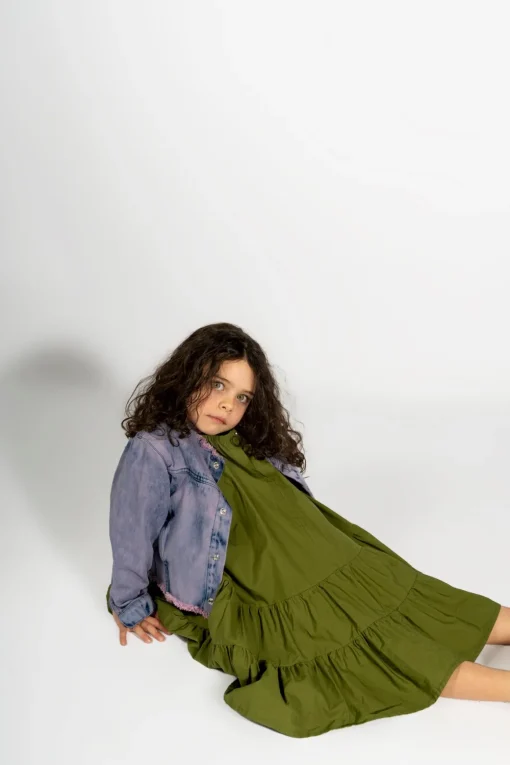 LILAC LOOSE COLLARLESS JACKET