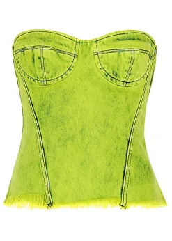 LIME BRA CUP CORSET