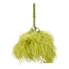 LIME FEATHER BAG