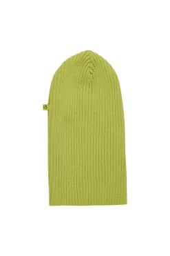 LIME MERINO KNIT BEANIE