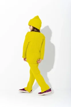 LIME MERINO KNIT JUMPER