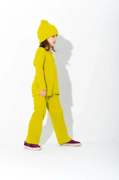 LIME MERINO KNIT JUMPER