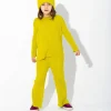 LIME MERINO KNIT TROUSERS