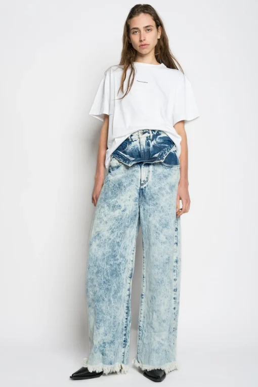 MARQUES'ALMEIDA EMBROIDERED T-SHIRT