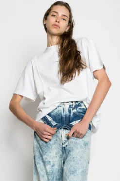 MARQUES'ALMEIDA EMBROIDERED T-SHIRT