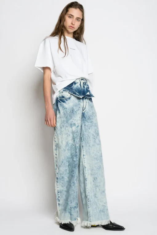 MARQUES'ALMEIDA EMBROIDERED T-SHIRT