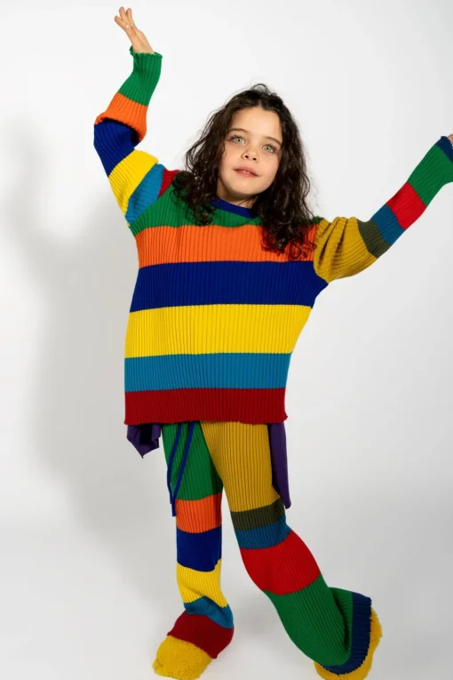 MERINO STRIPED TROUSERS