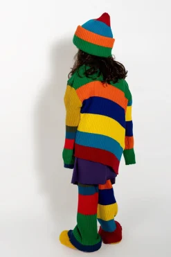 MERINO STRIPED TROUSERS