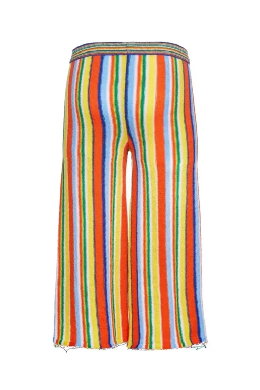 MULTI STRIPE KNIT TROUSERS