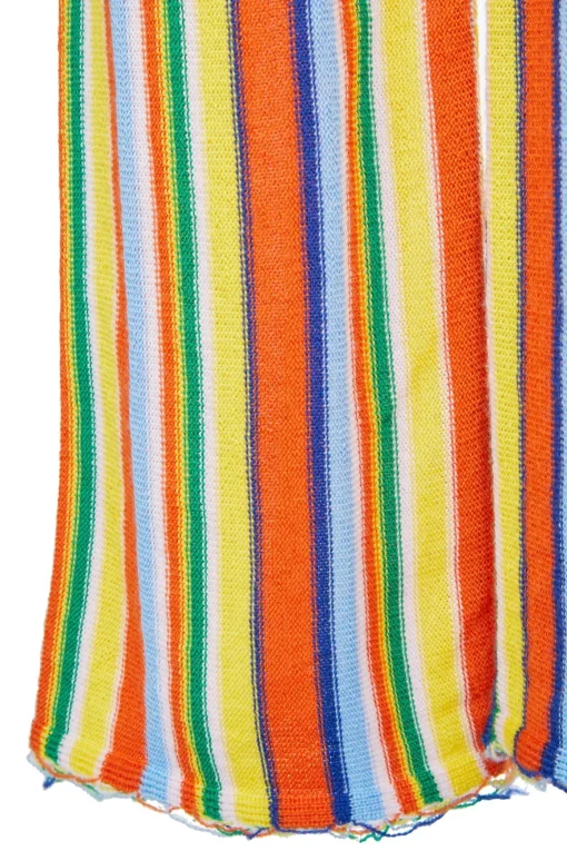 MULTI STRIPE KNIT TROUSERS