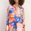 MULTICOLOUR SATIN SHIRT