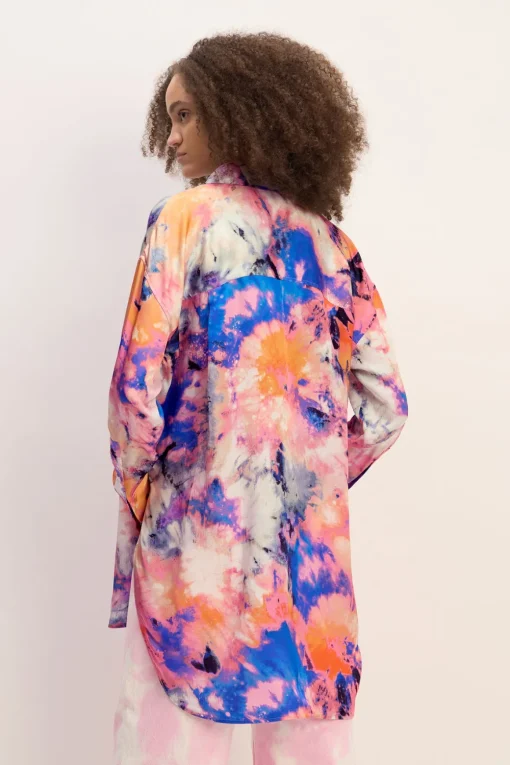 MULTICOLOUR SATIN SHIRT