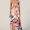 MULTICOLOUR SLIP DRESS