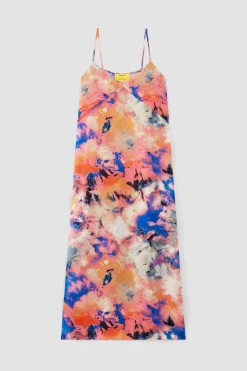 MULTICOLOUR SLIP DRESS