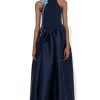 NAVY FULL SKIRT TANK TOP DRESS