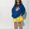 NAVY HAND PRINT SWEATSHIRT