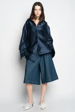 NAVY OVERSHIRT