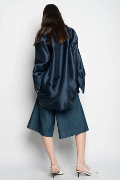 NAVY OVERSHIRT