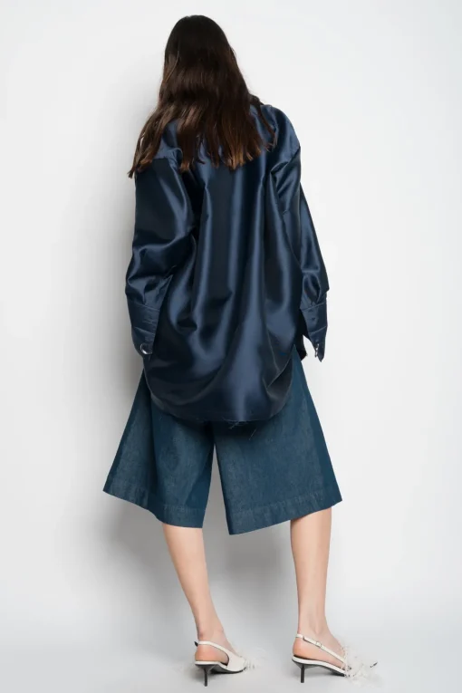 NAVY OVERSHIRT