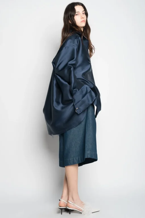 NAVY OVERSHIRT