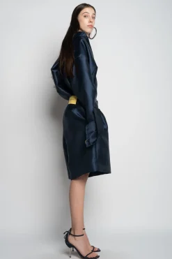 NAVY SKATER SHORTS
