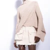 OFF-WHITE PATCH POCKET MINI SKIRT