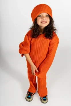 ORANGE MERINO KNIT JUMPER