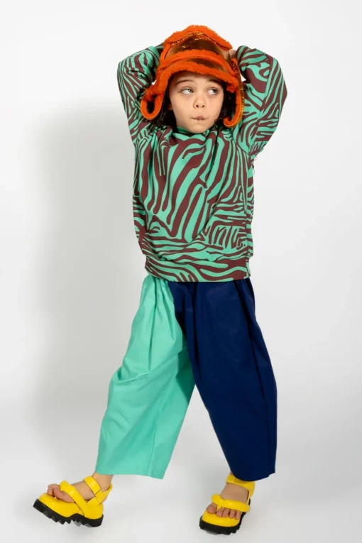 ORANGE SHINY LEATHER BUCKET HAT