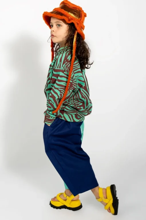 ORANGE SHINY LEATHER BUCKET HAT