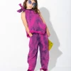 PINK BAGGY TROUSERS