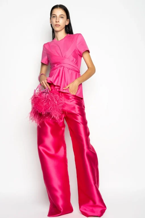PINK BOYFRIEND TROUSERS