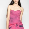 PINK BRA CUP CORSET