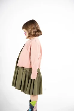 PINK COLLARLESS JACKET