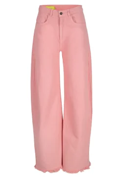 PINK DRILL BOYFRIEND TROUSERS