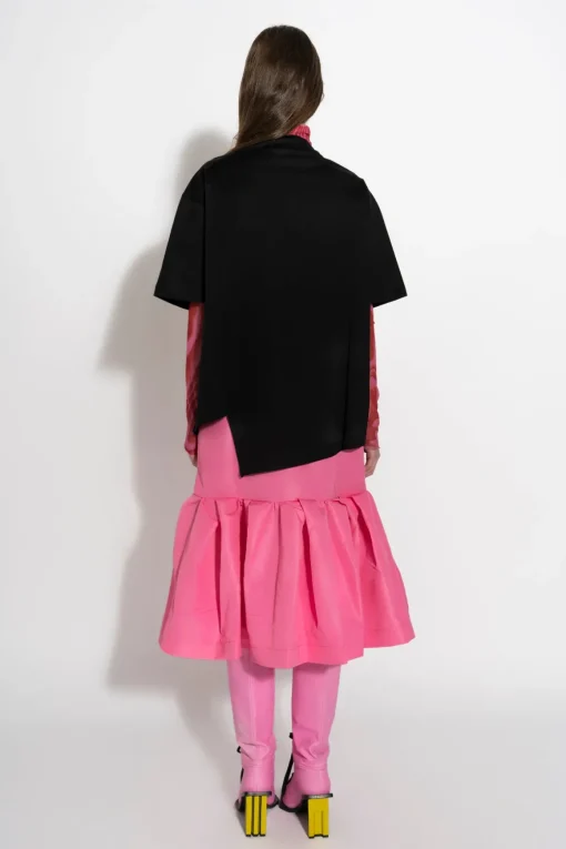 PINK FITTED SKIRT