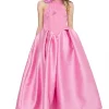 PINK FULL SKIRT TANK TOP DRESS