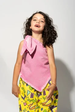 PINK ONE SHOULDER TOP