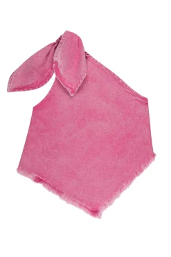 PINK ONE SHOULDER TOP