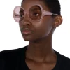 PINK OVERSIZED SUNGLASSES
