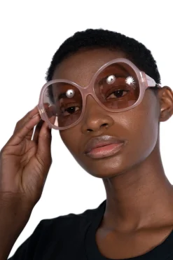 PINK OVERSIZED SUNGLASSES