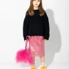 PINK SEQUIN SKIRT