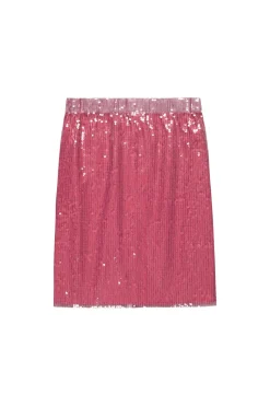 PINK SEQUIN SKIRT
