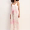 PINK TIE DYE SLIP DRESS