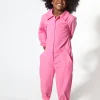 PINK WORKWEAR JUMPSUIT