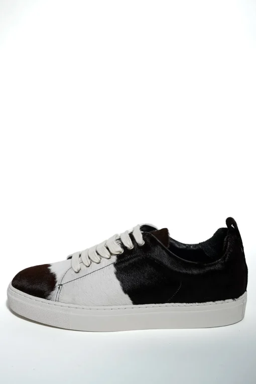 PRE-OWNED / CLASSIC SNEAKER IN HAIR LEATHER