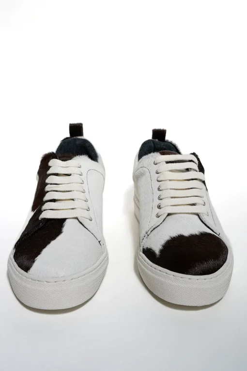 PRE-OWNED / CLASSIC SNEAKER IN HAIR LEATHER