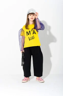 PUFF SLEEVE T SHIRT