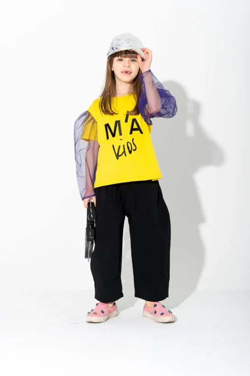 PUFF SLEEVE T SHIRT