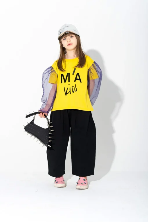 PUFF SLEEVE T SHIRT